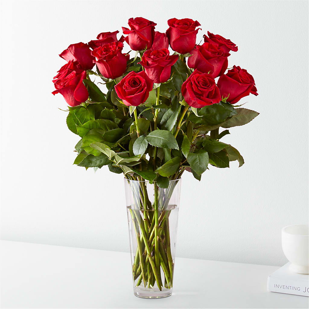 Long Stem Red Rose Bouquet – Piedmont Florist, Piedmont MO