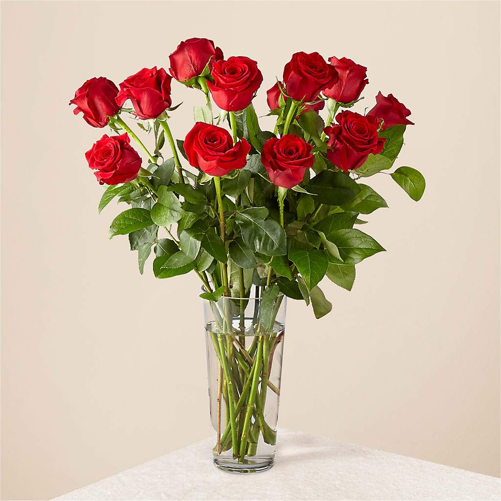 Long Stem Red Rose Bouquet – Piedmont Florist, Piedmont MO