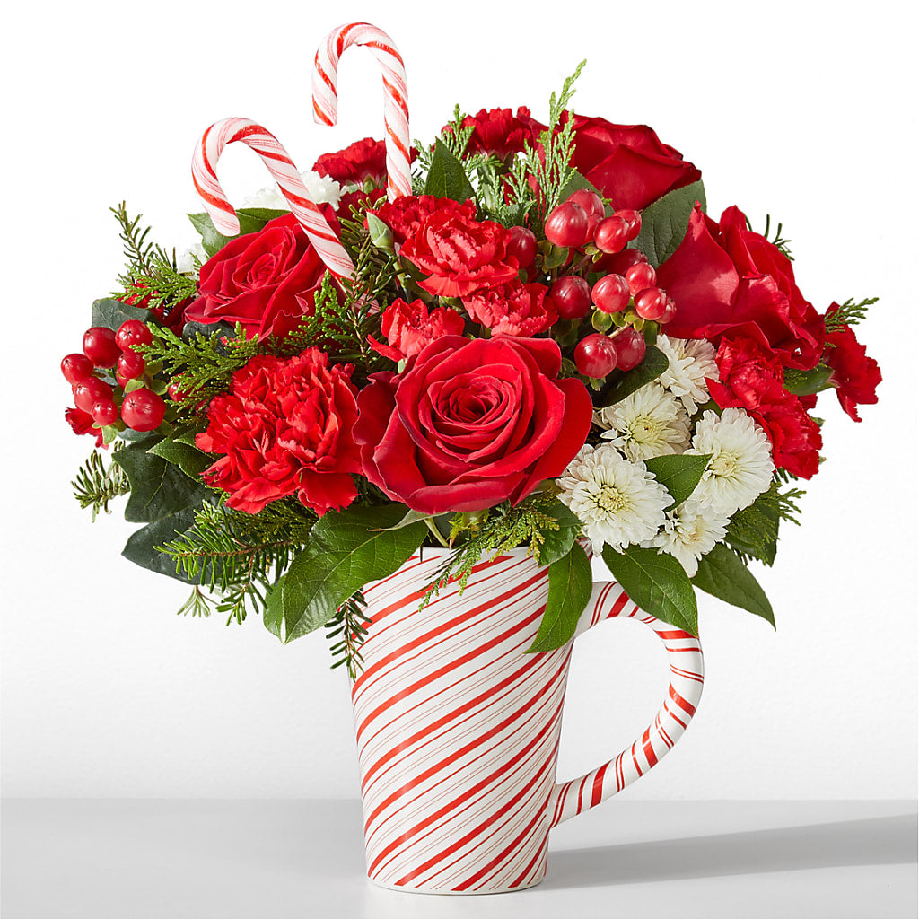 Peppermint Swirl Mug – Piedmont Florist, Piedmont MO