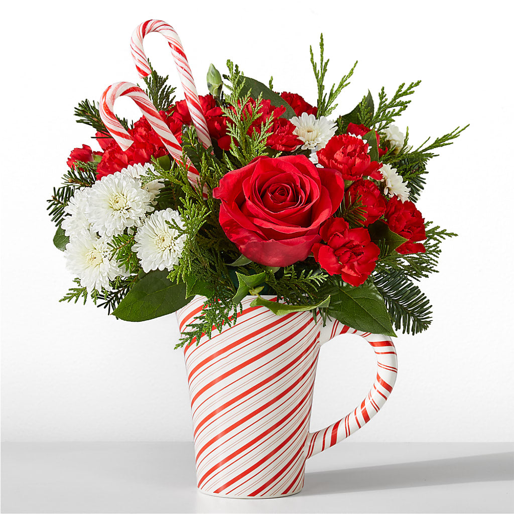 Peppermint Swirl Mug – Piedmont Florist, Piedmont MO