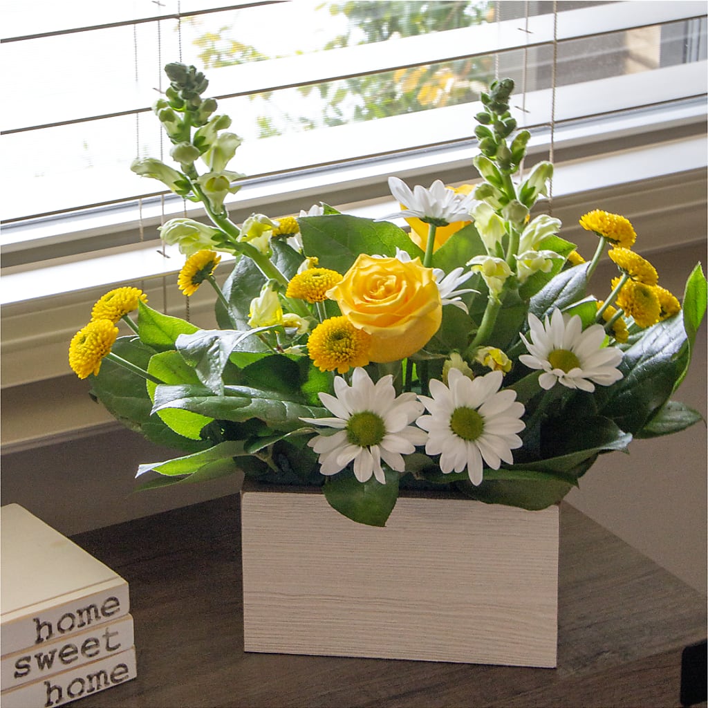 Sun Salutation Box Bouquet – Piedmont Florist, Piedmont MO