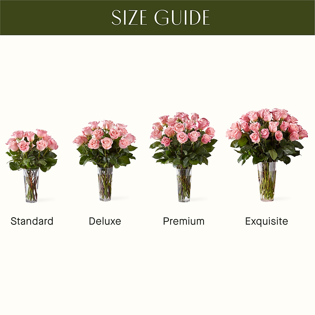 Long Stem Pink Rose Bouquet – Piedmont Florist, Piedmont MO