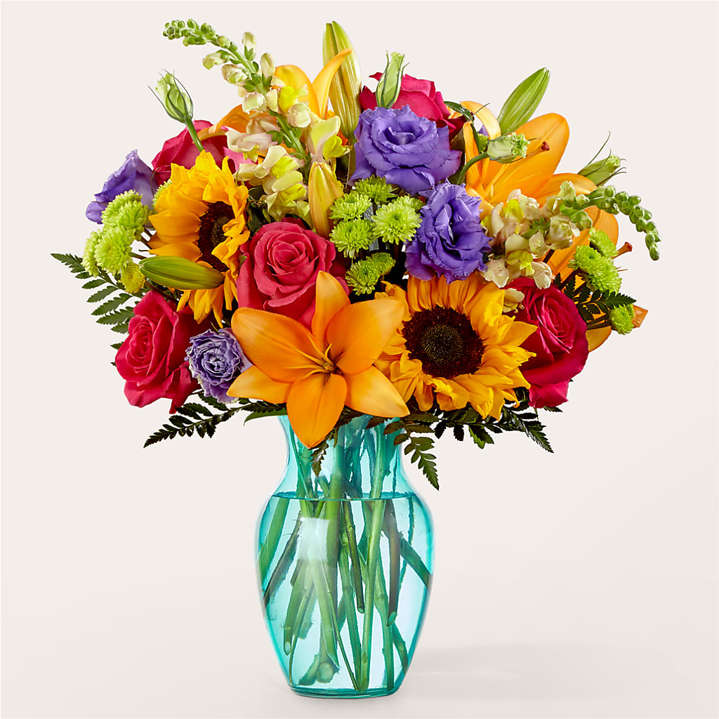 Double Rainbow Bouquet – Piedmont Florist, Piedmont MO