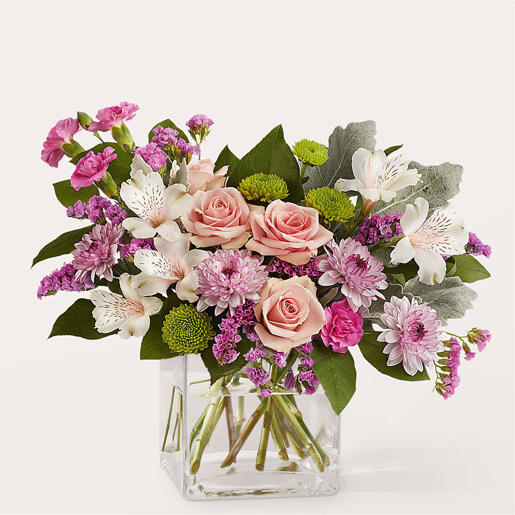 Pink Suede Bouquet – Piedmont Florist, Piedmont MO