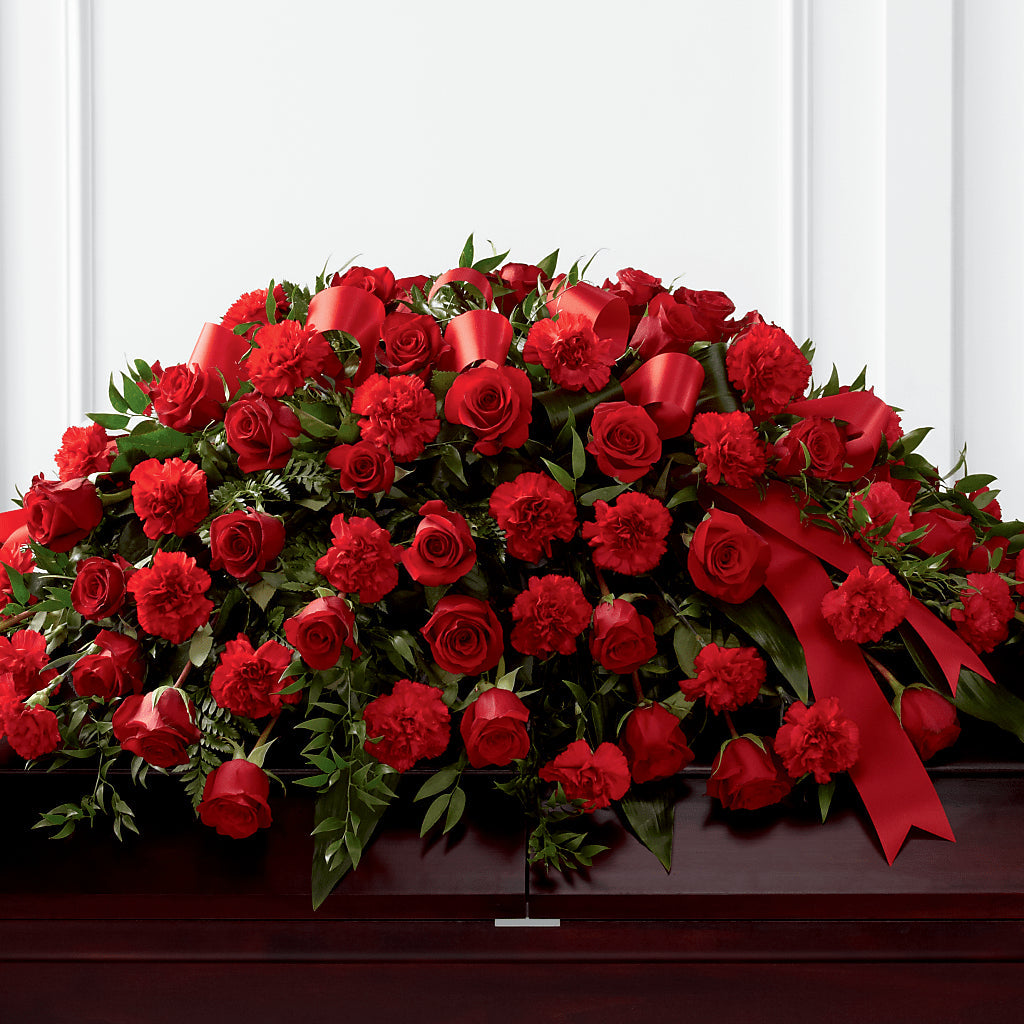 Tribute of Life Casket Spray – Piedmont Florist, Piedmont MO