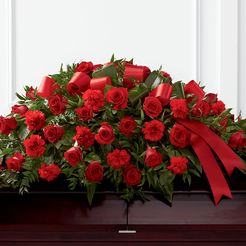 Tribute of Life Casket Spray – Piedmont Florist, Piedmont MO