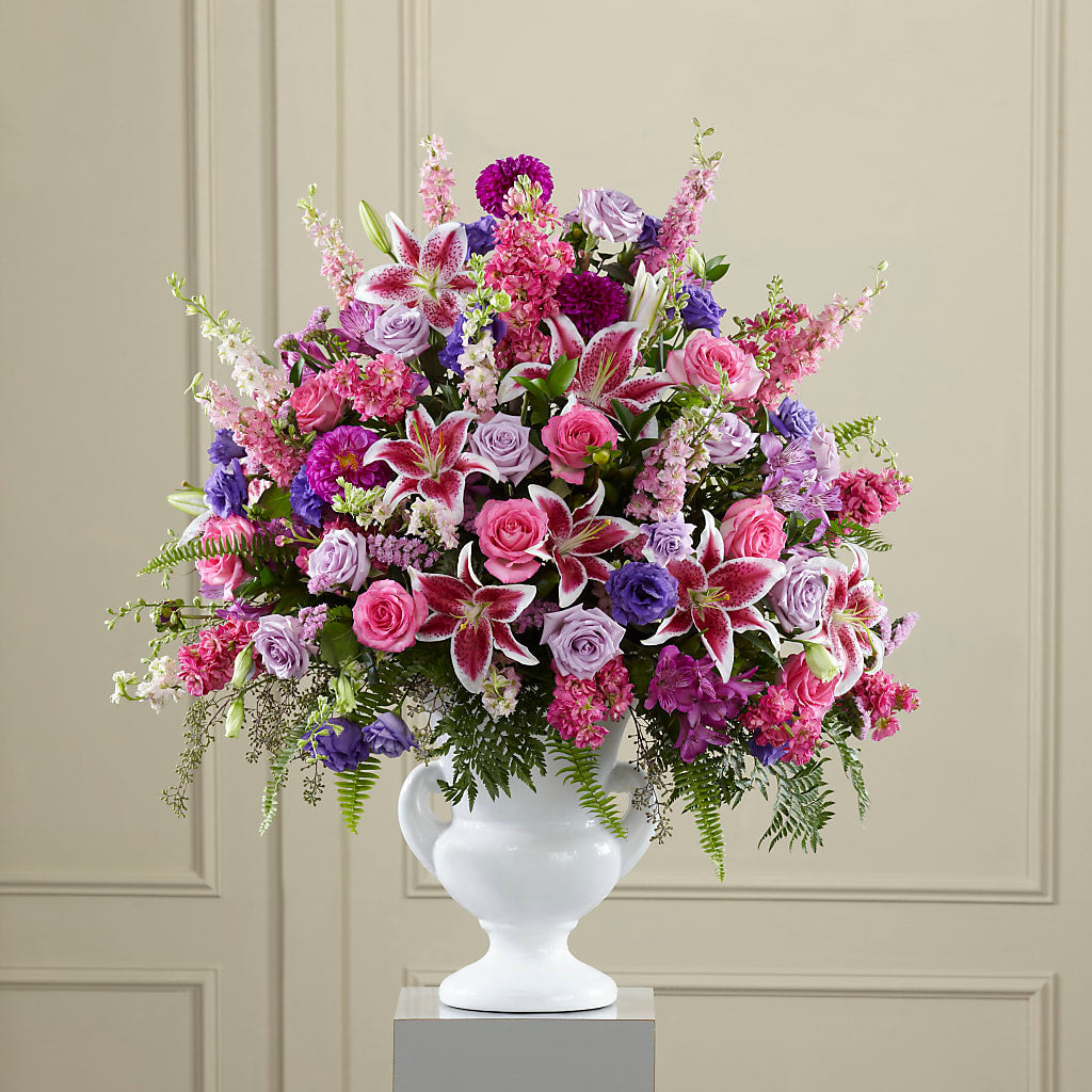 Peaceful Tribute Arrangement – Piedmont Florist, Piedmont MO