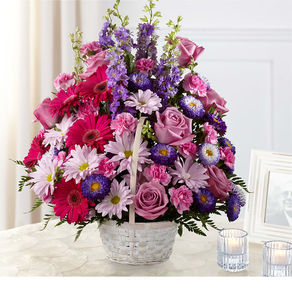Pastel Peace Basket – Piedmont Florist, Piedmont MO