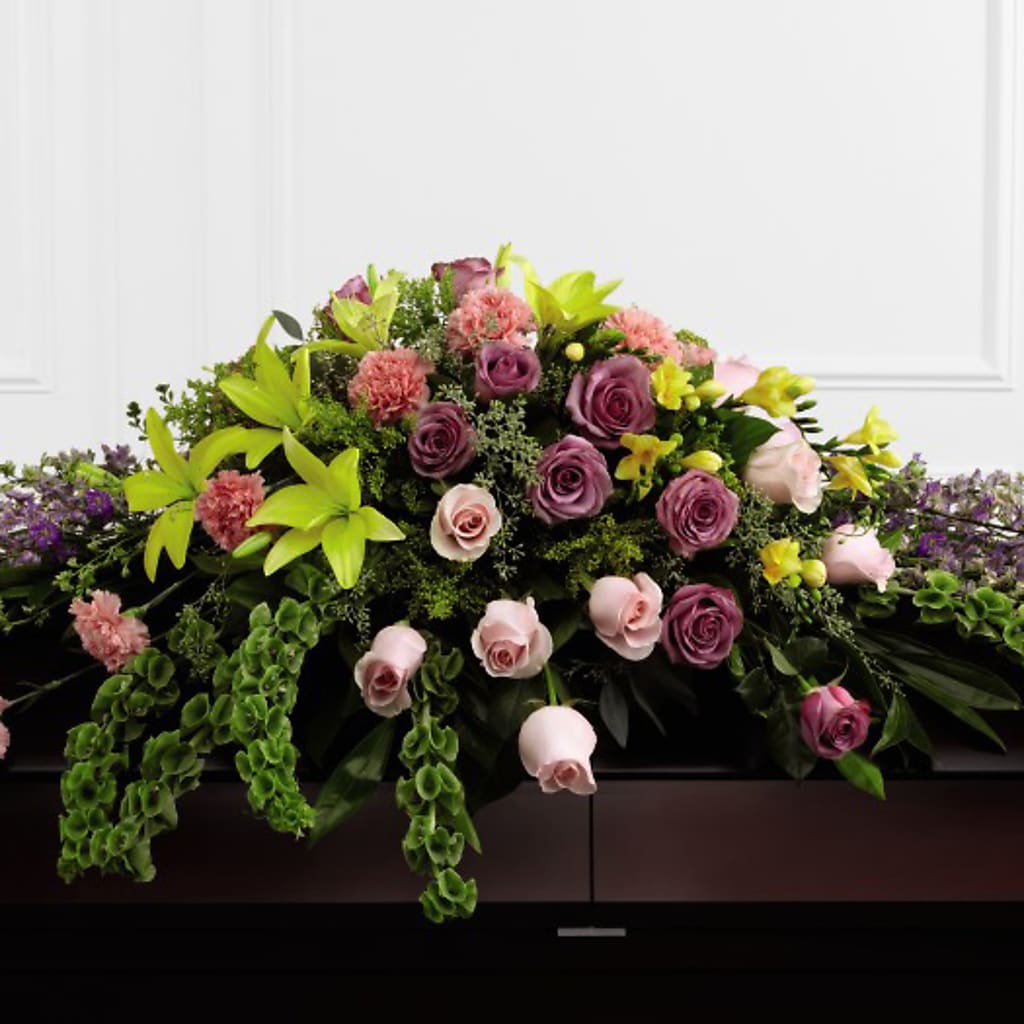 Forever Beloved Casket Spray – Piedmont Florist, Piedmont MO