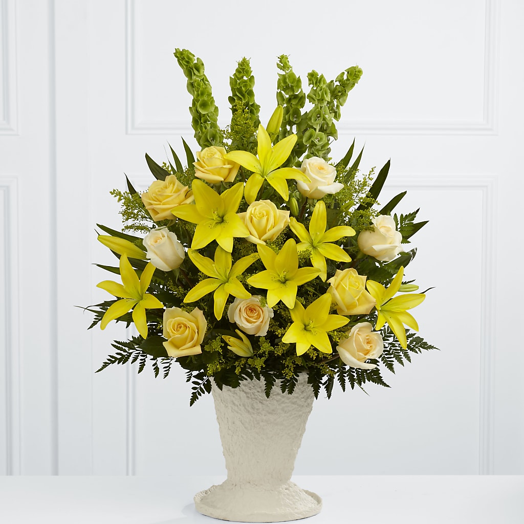 Golden Memories Arrangement – Piedmont Florist, Piedmont MO