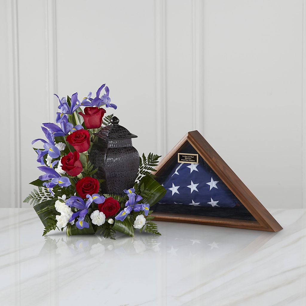 Patriotic Tribute Arrangement – Piedmont Florist, Piedmont MO