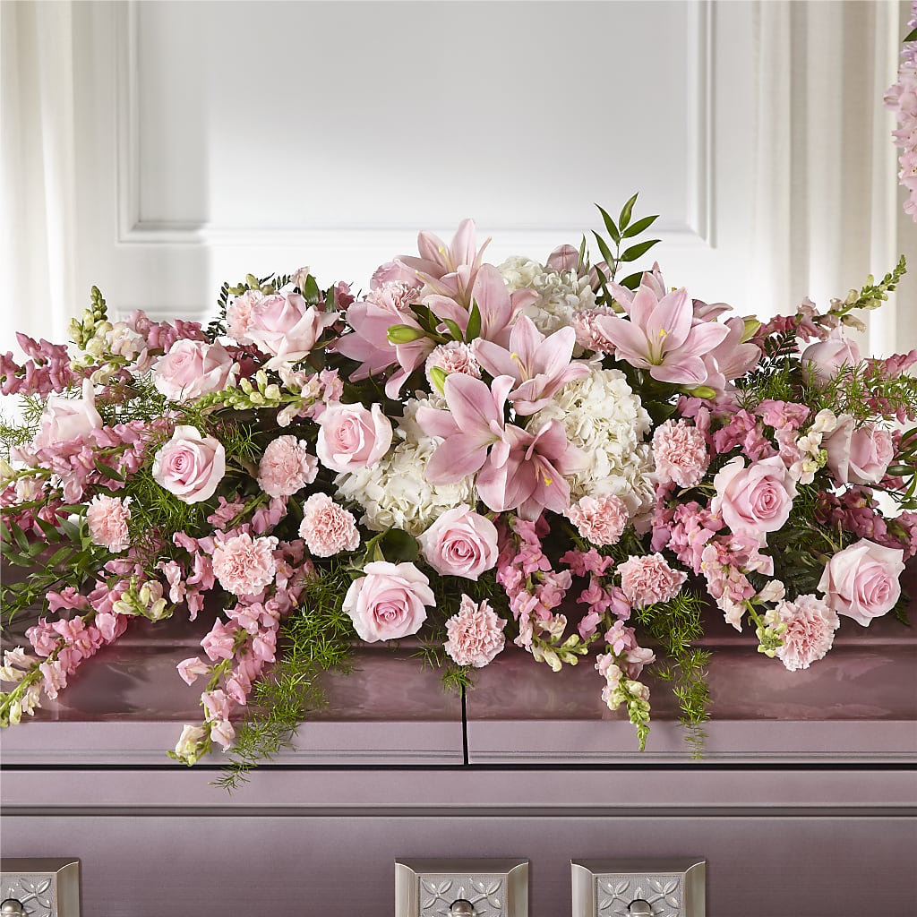 Life & Remembrance Casket Spray – Piedmont Florist, Piedmont MO