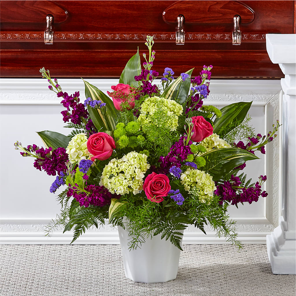 Beautiful Horizons Floor Basket – Piedmont Florist, Piedmont MO
