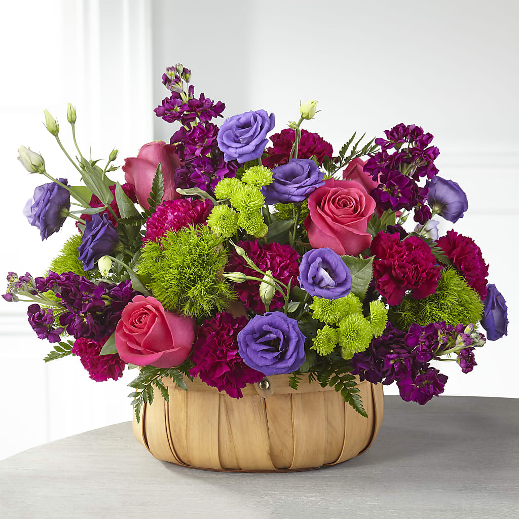 Serene Sanctuary Basket – Piedmont Florist, Piedmont MO