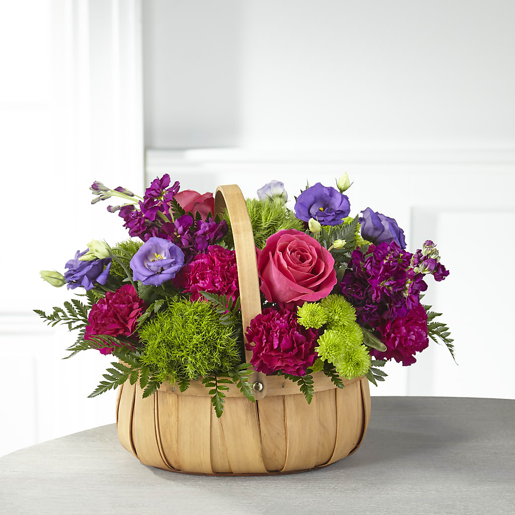 Serene Sanctuary Basket – Piedmont Florist, Piedmont MO