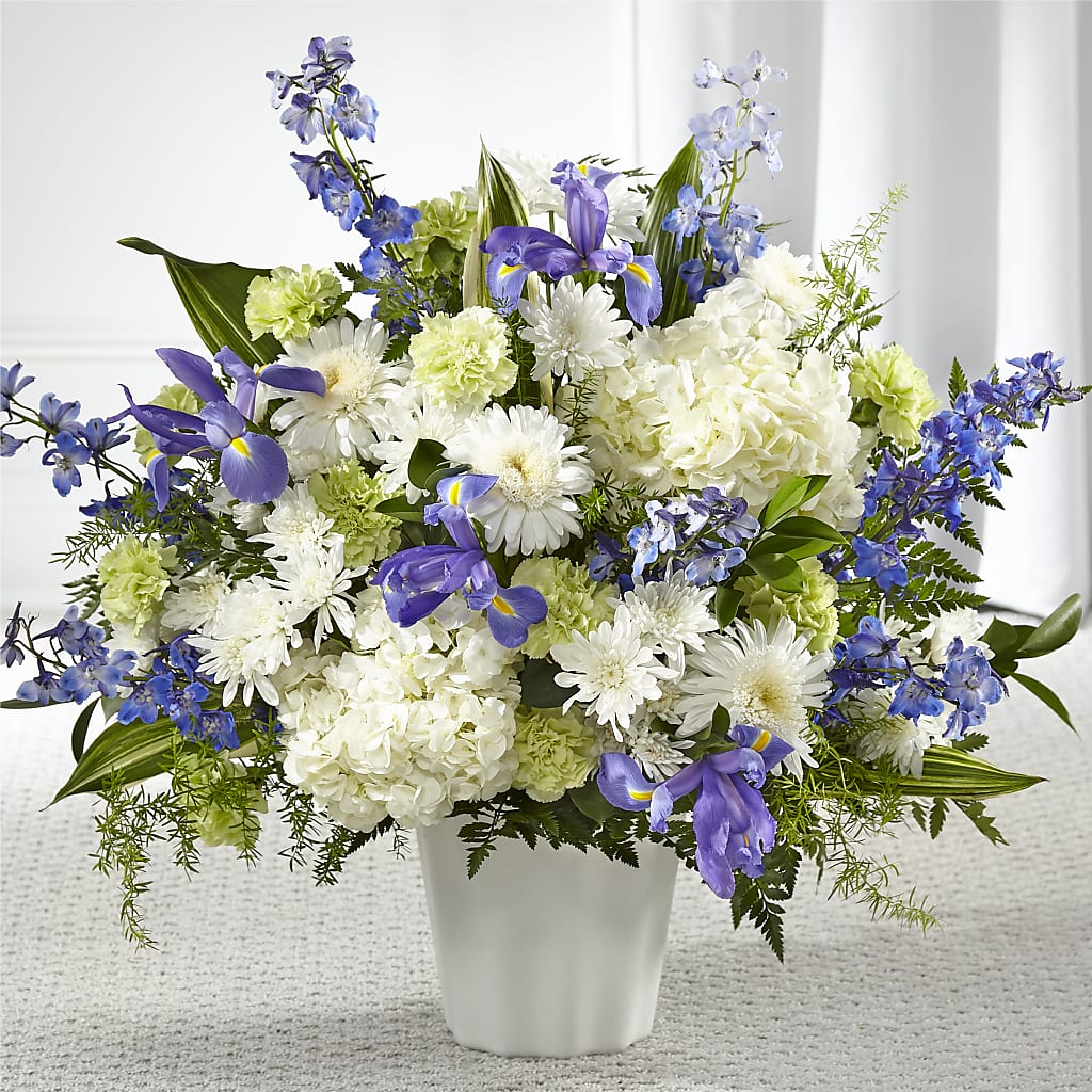 Soft Serenity Floor Basket – Piedmont Florist, Piedmont MO