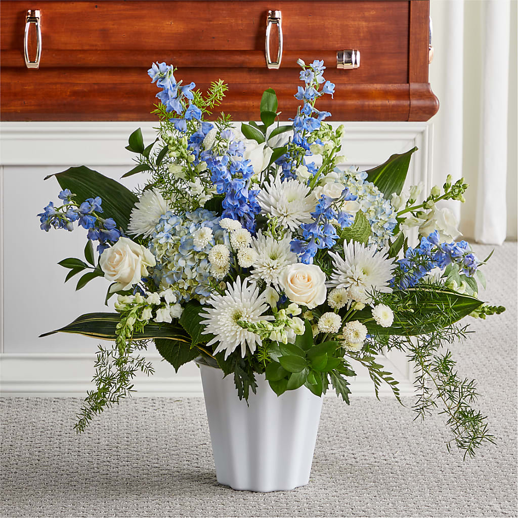 Everlasting Memories Floor Basket – Piedmont Florist, Piedmont MO