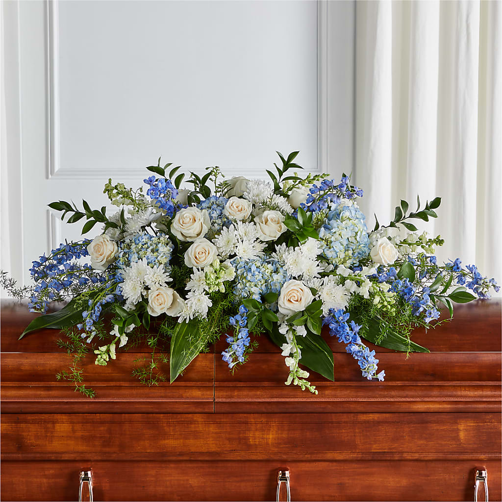 Timeless Essence Casket Spray – Piedmont Florist, Piedmont MO
