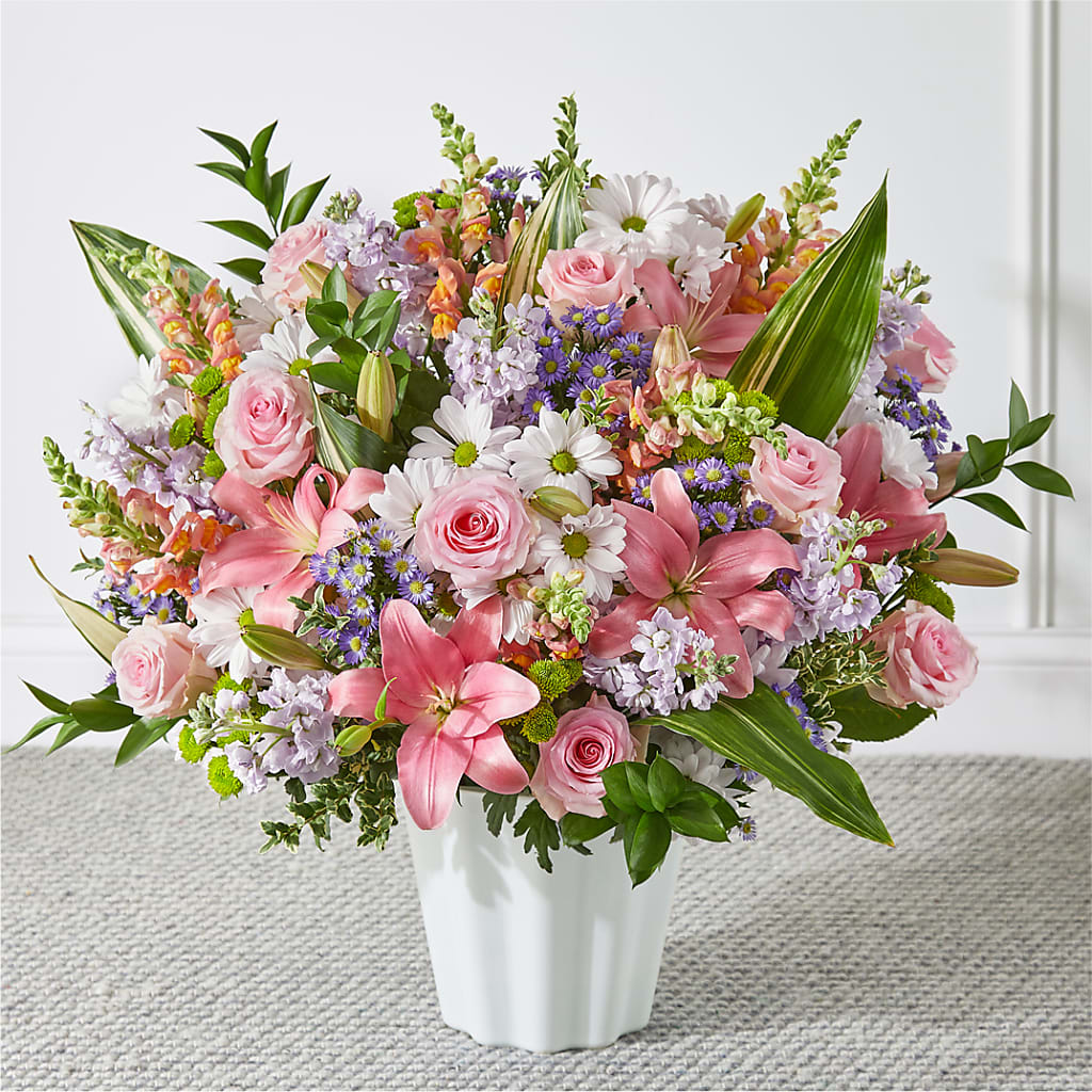 Abundant Compassion Floor Basket – Piedmont Florist, Piedmont MO