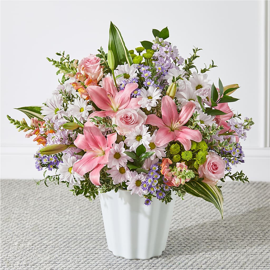 Abundant Compassion Floor Basket – Piedmont Florist, Piedmont MO