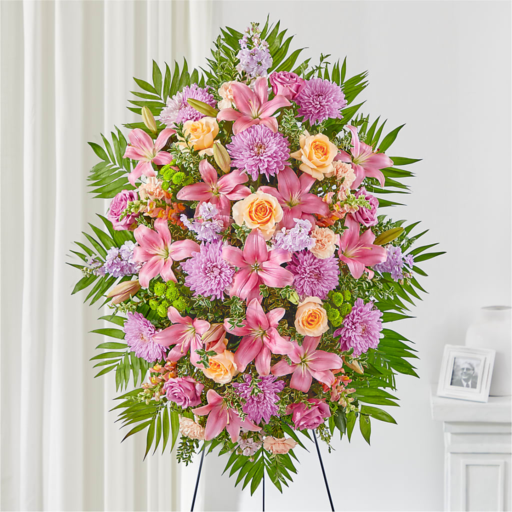 Love & Light Standing Spray – Piedmont Florist, Piedmont MO