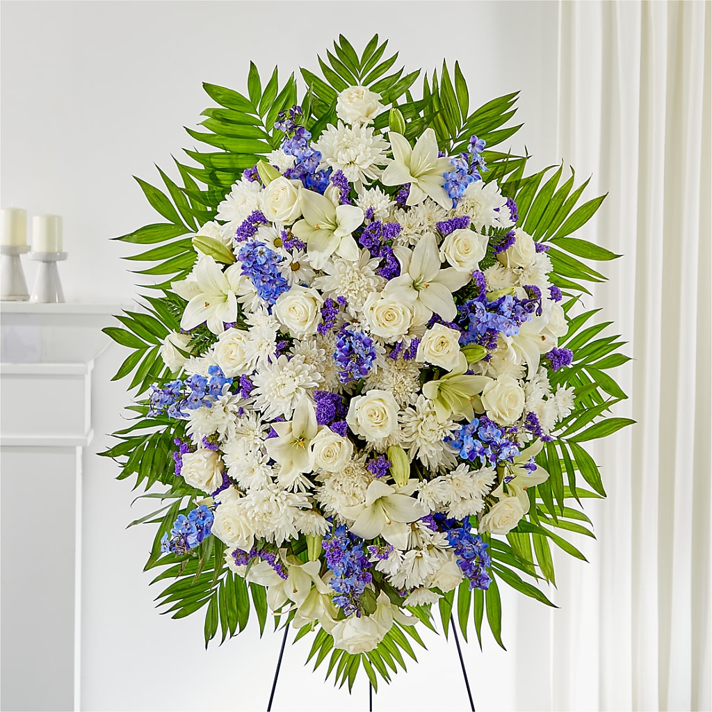 At Rest Standing Spray – Piedmont Florist, Piedmont MO
