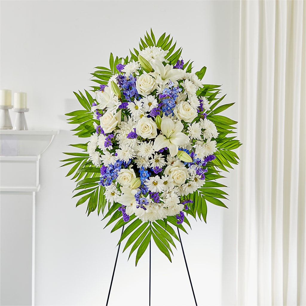 At Rest Standing Spray – Piedmont Florist, Piedmont MO