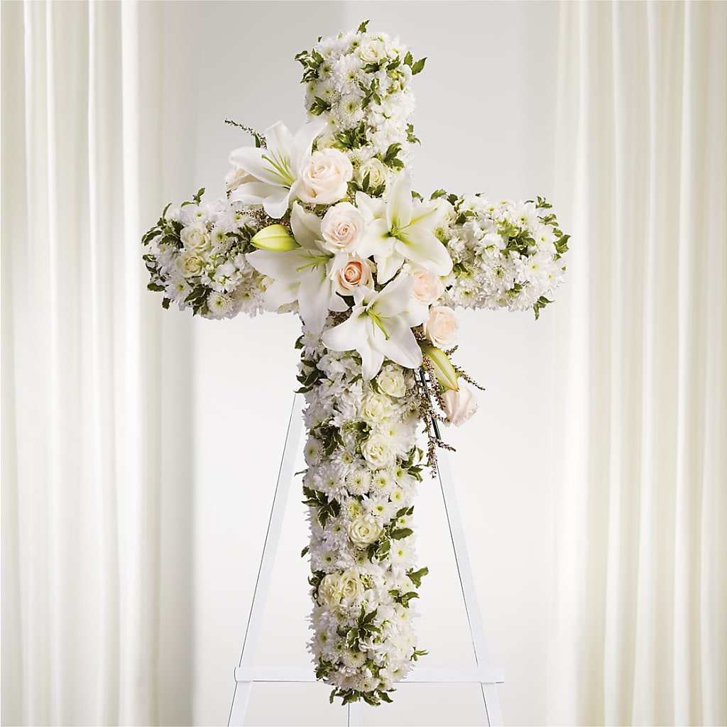 Spiritual Guidance Standing Spray – Piedmont Florist, Piedmont MO