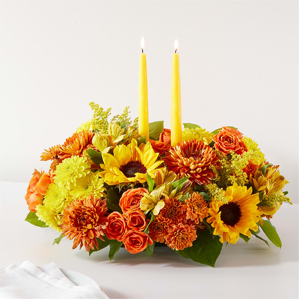 Autumn Harmony Centerpiece – Piedmont Florist, Piedmont MO