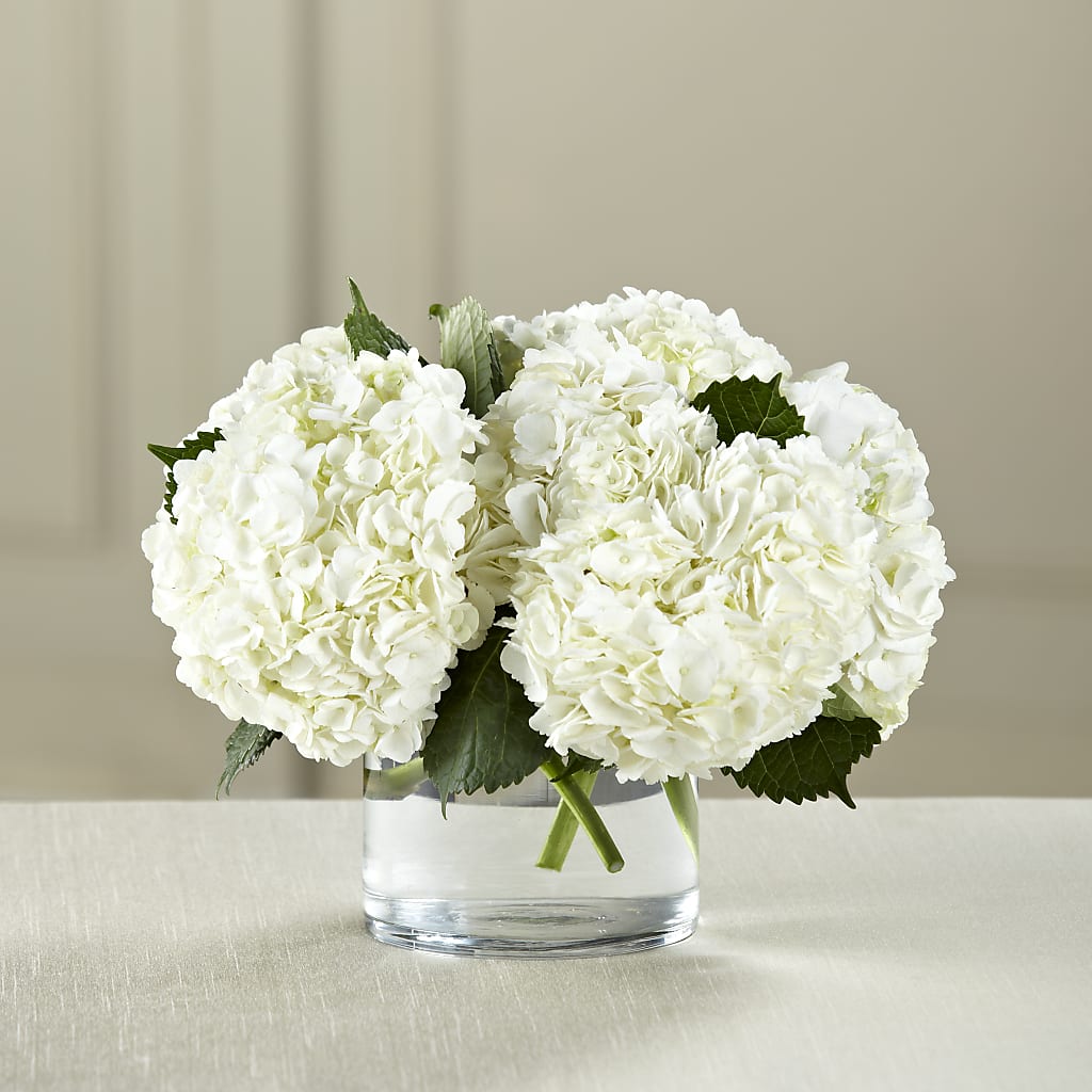 White Hydrangea Bouquet – Piedmont Florist, Piedmont MO