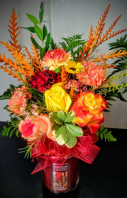 Seasonal Candle Bouquet –  Piedmont Florist, Piedmont MO