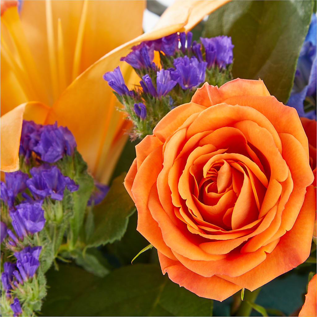 Radiant Citrus Box Bouquet –  Piedmont Florist, Piedmont MO