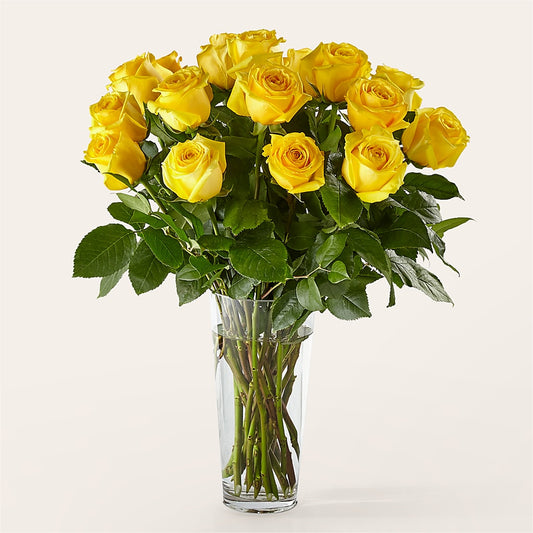 Long Stem Yellow Rose Bouquet –  Piedmont Florist, Piedmont MO