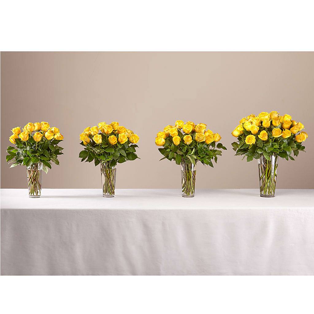 Long Stem Yellow Rose Bouquet –  Piedmont Florist, Piedmont MO