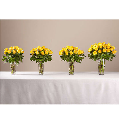 Long Stem Yellow Rose Bouquet –  Piedmont Florist, Piedmont MO