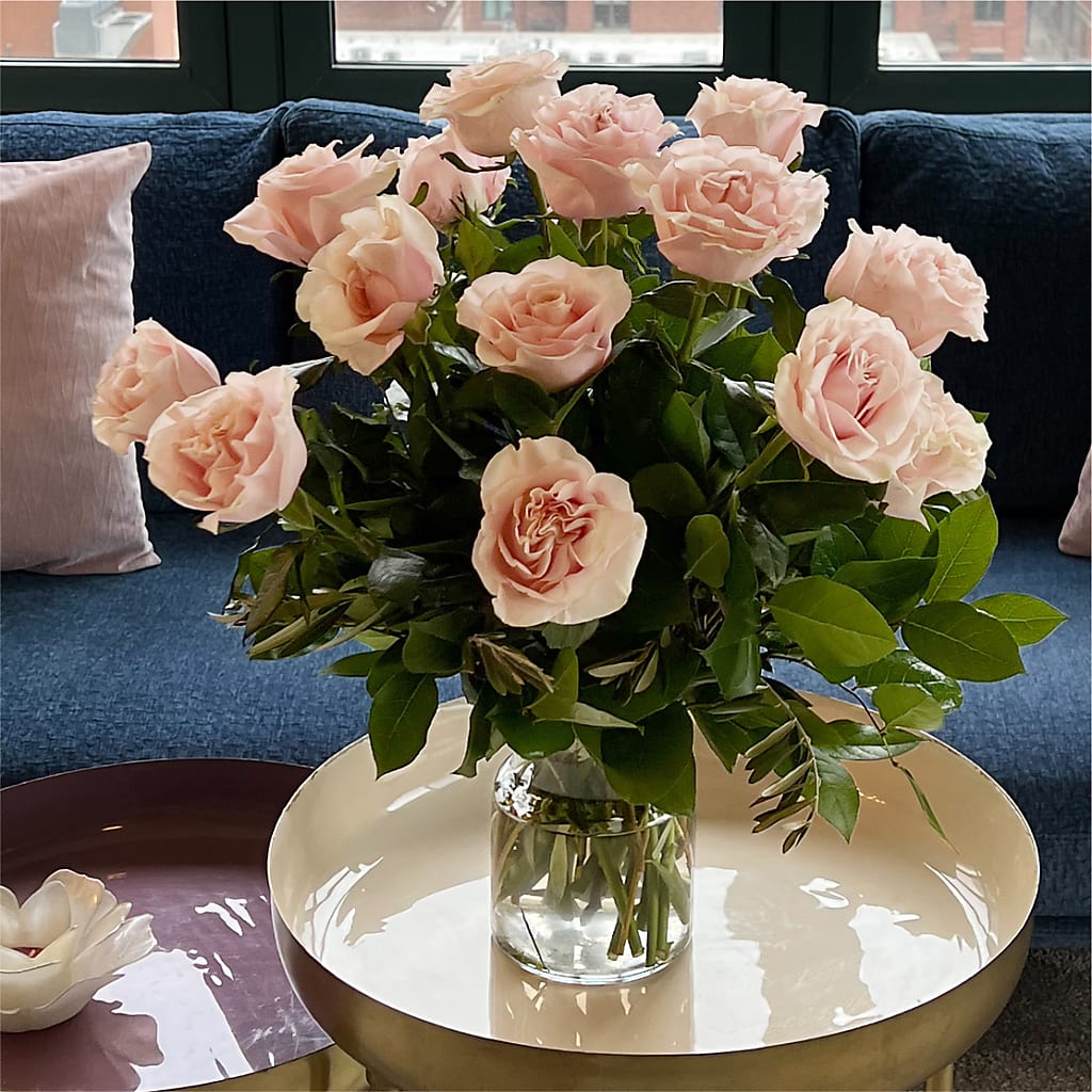 Long Stem Pink Rose Bouquet –  Piedmont Florist, Piedmont MO