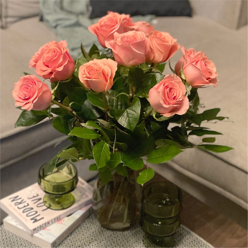 Long Stem Pink Rose Bouquet –  Piedmont Florist, Piedmont MO