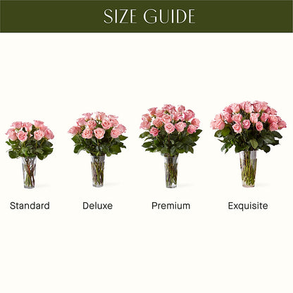 Long Stem Pink Rose Bouquet –  Piedmont Florist, Piedmont MO