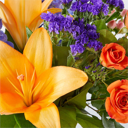 Radiant Citrus Bouquet –  Piedmont Florist, Piedmont MO
