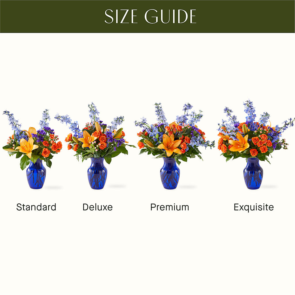 Radiant Citrus Bouquet –  Piedmont Florist, Piedmont MO