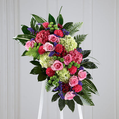 Refreshing Mix Standing Spray –  Piedmont Florist, Piedmont MO