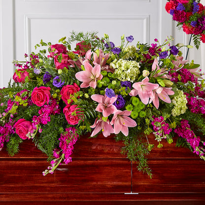 Radiant Tribute Casket Spray –  Piedmont Florist, Piedmont MO
