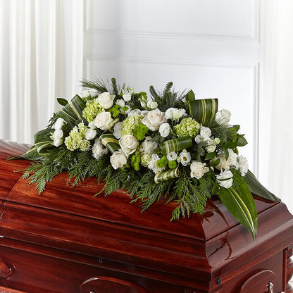 Hopeful Gesture Casket Spray –  Piedmont Florist, Piedmont MO
