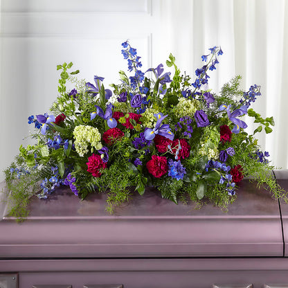 Always Treasured Casket Spray –  Piedmont Florist, Piedmont MO