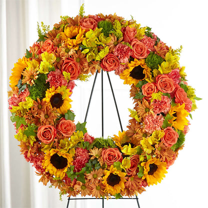 Autumnal Memories Wreath (Standard) –  Piedmont Florist, Piedmont MO