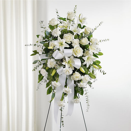 With Care Standing Spray –  Piedmont Florist, Piedmont MO