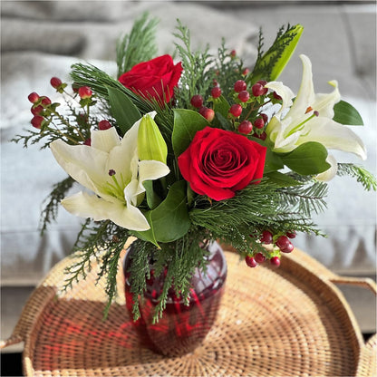 Evergreen Delight Bouquet –  Piedmont Florist, Piedmont MO